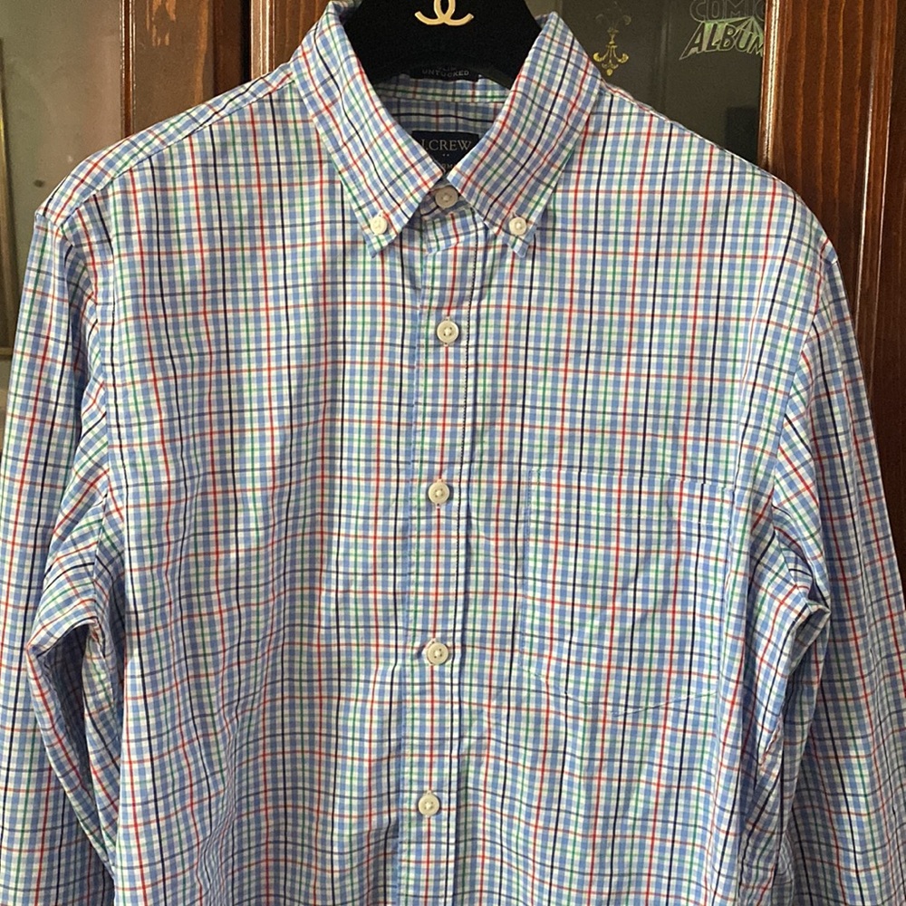 NWOT J.Crew Slim Untucked Long Sleeve Dress Shirt - Picture 1 of 16